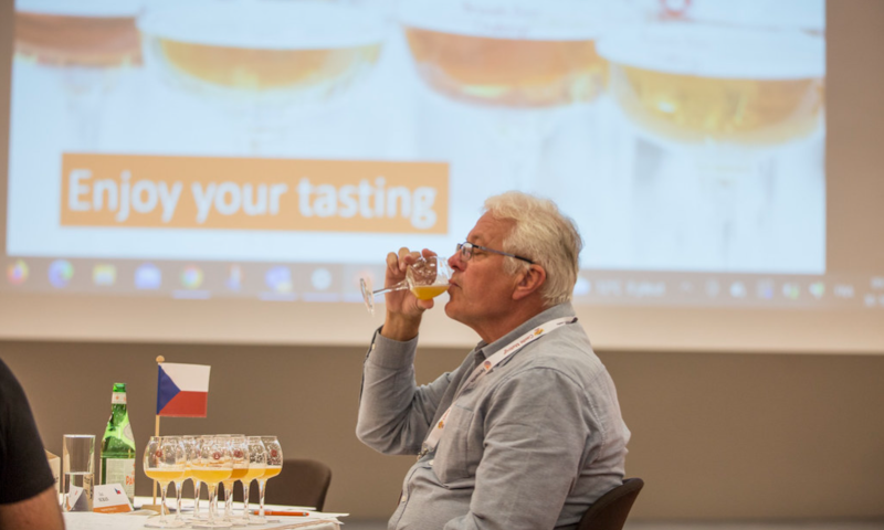 Bier proeven tijdens de BBC